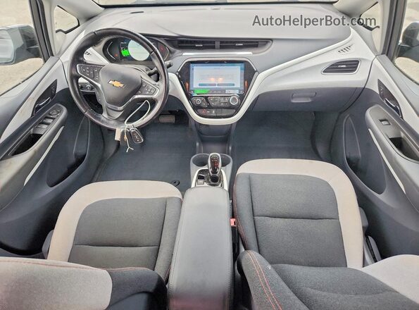 1G1FY6S07L4105367 2020 CHEVROLET BOLT Gray Widok deski rozdzielczej