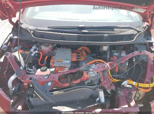 1G1FZ6S00K4143566 2019 CHEVROLET BOLT Maroon Vista trasera