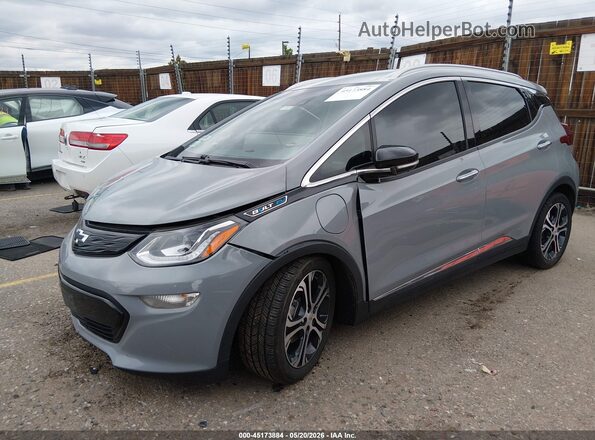 1G1FZ6S08L4150430 2020 CHEVROLET BOLT Gray Vista tres cuartos delantera izquierda