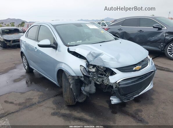 1G1JB5SH3J4103527 2018 CHEVROLET SONIC Silver Front view