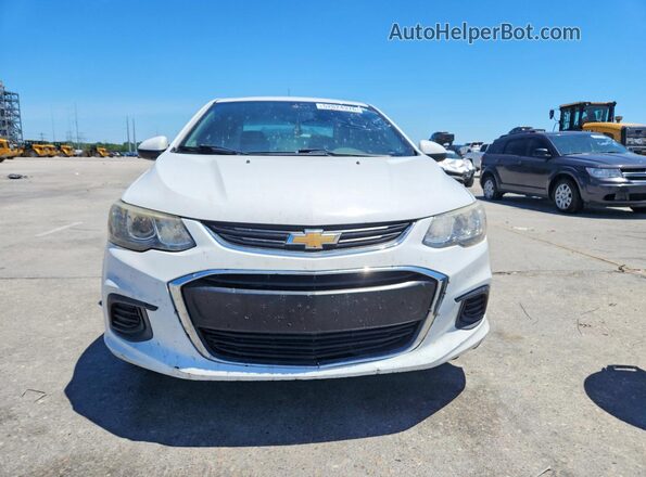 1G1JB5SH8J4107962 2018 CHEVROLET SONIC White წინა ხედი