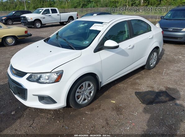 1G1JB5SH9J4123054 2018 CHEVROLET SONIC White Przód lewy