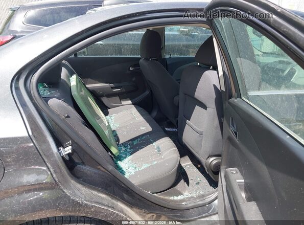 1G1JC5SB1G4181709 2016 CHEVROLET SONIC Gray Vista de la etiqueta del VIN