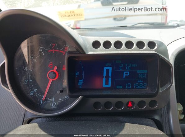 1G1JC5SH1G4132336 2016 CHEVROLET SONIC Black Հետևի նստատեղերի տեսք