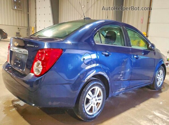 1G1JC5SH6G4158818 2016 CHEVROLET SONIC Blue Задня права чверть