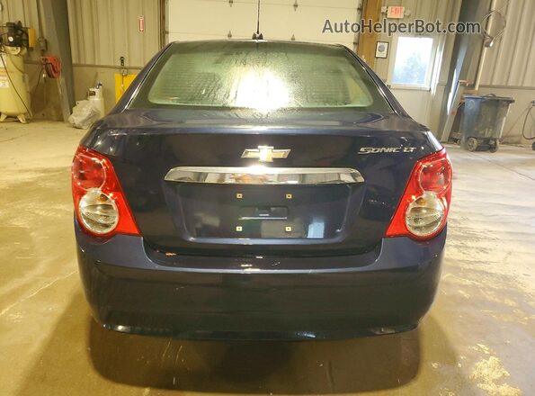 1G1JC5SH6G4158818 2016 CHEVROLET SONIC Blue Вид ззаду