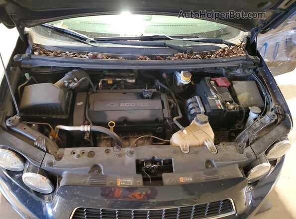 1G1JC5SH6G4158818 2016 CHEVROLET SONIC Blue Вид задньої частини салону