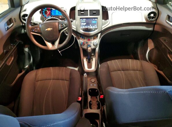 1G1JC5SH6G4158818 2016 CHEVROLET SONIC Blue Вид панелі приладів