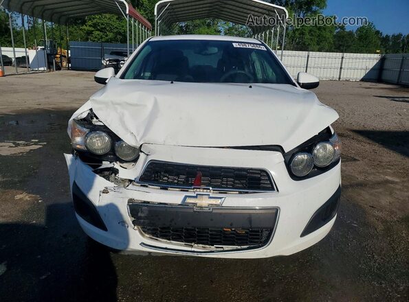 1G1JC5SH7G4122149 2016 CHEVROLET SONIC White Դիմացի տեսք