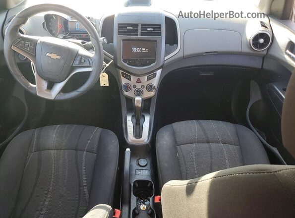 1G1JC5SH7G4122149 2016 CHEVROLET SONIC White Առջևի վահանակի տեսք