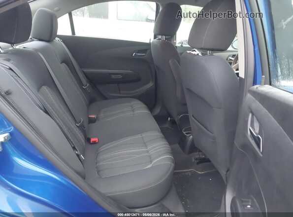 1G1JC5SH8G4165818 2016 CHEVROLET SONIC Blue VIN sticker view