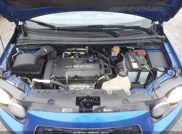 1G1JC5SH8G4165818 2016 CHEVROLET SONIC Blue Rear view