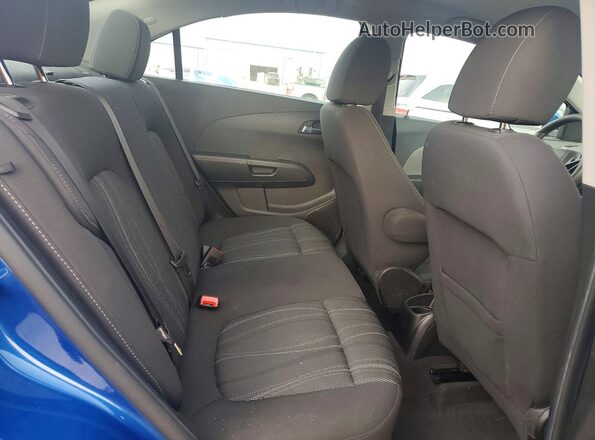 1G1JC5SH9G4131614 2016 CHEVROLET SONIC Blue უკანა სავარძლების ხედი