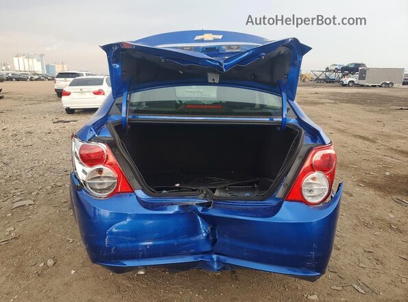 1G1JC5SH9G4131614 2016 CHEVROLET SONIC Blue უკანა ხედი