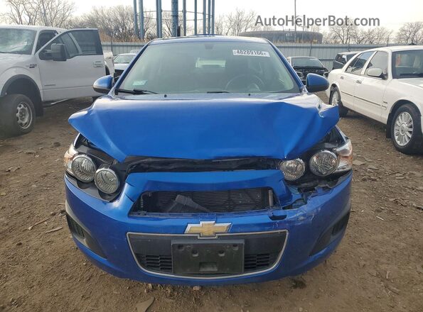 1G1JC5SH9G4131614 2016 CHEVROLET SONIC Blue წინა ხედი