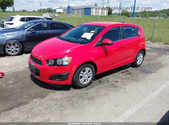 1G1JC6SH4G4160248 2016 CHEVROLET SONIC Red Vista tres cuartos delantera izquierda
