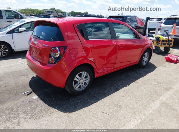1G1JC6SH4G4160248 2016 CHEVROLET SONIC Red Trasero derecho