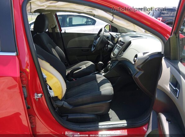 1G1JC6SH4G4160248 2016 CHEVROLET SONIC Red Vista interior delantera