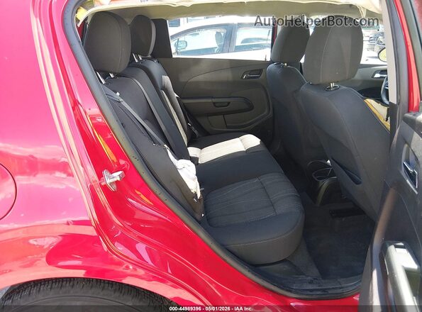 1G1JC6SH4G4160248 2016 CHEVROLET SONIC Red Vista de la etiqueta del VIN