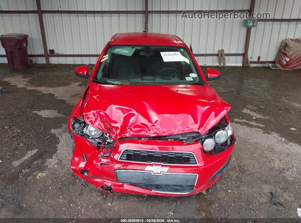 1G1JC6SH7G4135277 2016 CHEVROLET SONIC Красный Вид щитка приборов