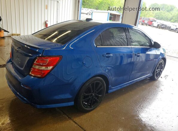 1G1JD5SB5J4103227 2018 CHEVROLET SONIC Blue უკანა მარჯვენა