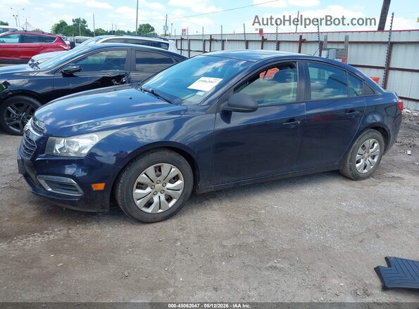 1G1PC5SG6G7208522 2016 CHEVROLET CRUZE Dark Blue წინა მარცხენა ხედი სამი მეოთხედიდან