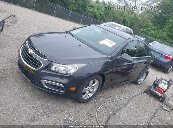 1G1PE5SBXG7107384 2016 CHEVROLET CRUZE Black წინა მარცხენა ხედი სამი მეოთხედიდან
