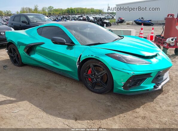 1G1YA2D42R5111019 2024 CHEVROLET CORVETTE Green Вид задньої частини салону