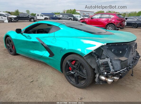 1G1YA2D42R5111019 2024 CHEVROLET CORVETTE Green Панорамний вид салону 360°