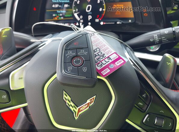 1G1YA2D44P5116896 2023 CHEVROLET CORVETTE Красный Вид панели приборов