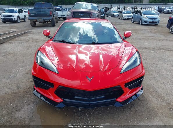 1G1YA2D44P5116896 2023 CHEVROLET CORVETTE Красный Вид задней части салона