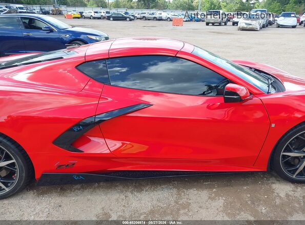 1G1YA2D44P5116896 2023 CHEVROLET CORVETTE Красный Панорамный вид салона 360°
