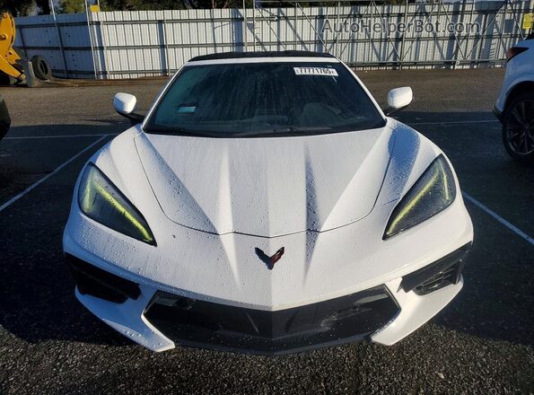 1G1YA2D48N5101878 2022 CHEVROLET CORVETTE Белый Вид спереди