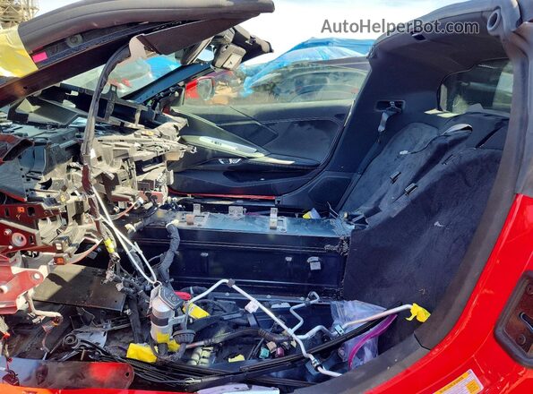 1G1YA2D49T5101045 2026 CHEVROLET CORVETTE Красный Вид салона спереди