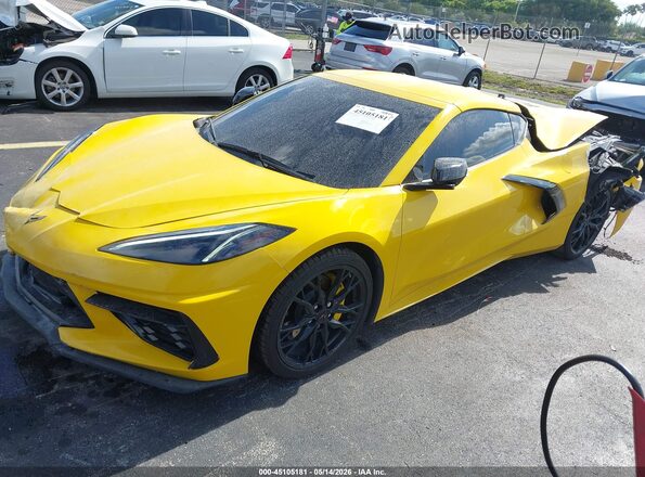 1G1YA2D4XT5104441 2026 CHEVROLET CORVETTE Желтый Передняя левая четверть