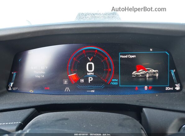 1G1YA2D4XT5104441 2026 CHEVROLET CORVETTE Желтый Вид задних сидений