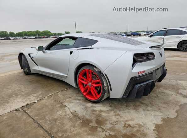 1G1YA2D71K5101498 2019 CHEVROLET CORVETTE Silver Задня ліва чверть