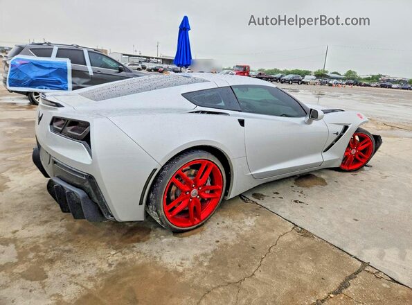 1G1YA2D71K5101498 2019 CHEVROLET CORVETTE Silver Задня права чверть