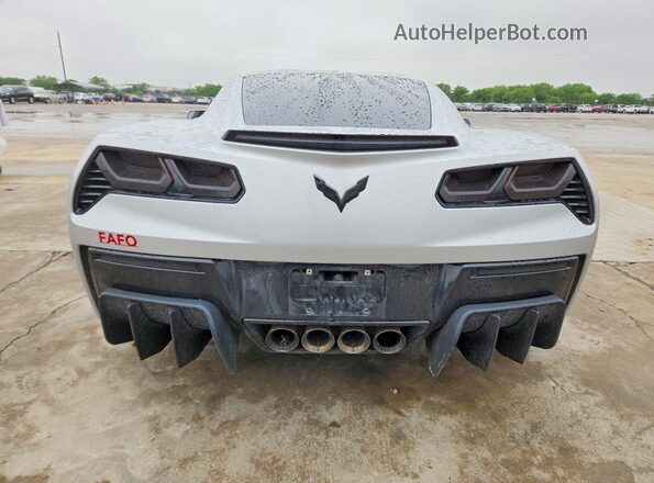 1G1YA2D71K5101498 2019 CHEVROLET CORVETTE Silver Вид ззаду