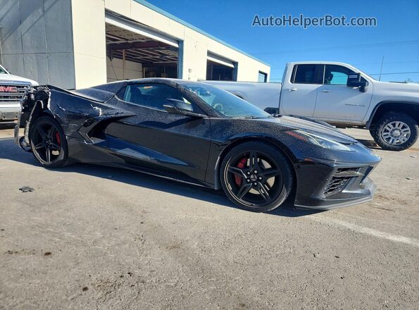1G1YA3D47P5126280 2023 CHEVROLET CORVETTE Black Передня права чверть