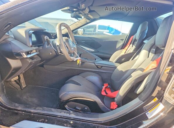 1G1YA3D47P5126280 2023 CHEVROLET CORVETTE Black Вид салону спереду