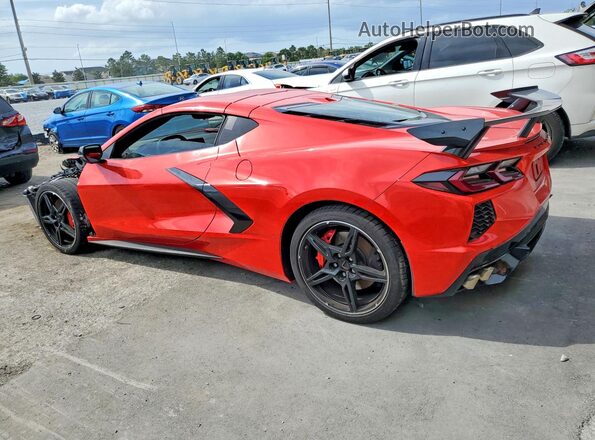 1G1YB2D47N5111296 2022 CHEVROLET CORVETTE Красный Задняя левая четверть