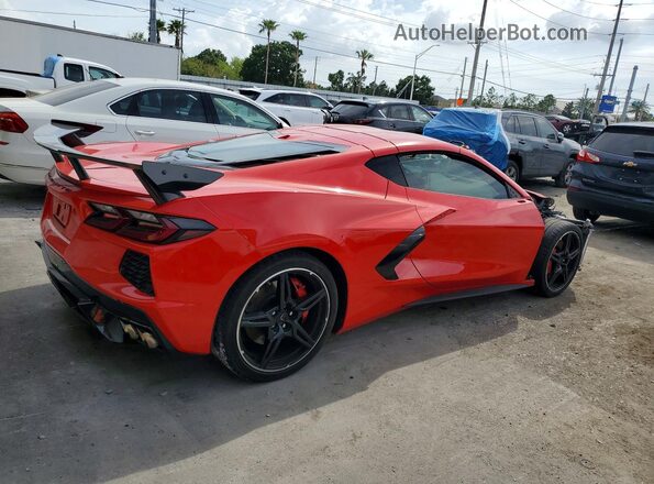 1G1YB2D47N5111296 2022 CHEVROLET CORVETTE Красный Задняя правая четверть