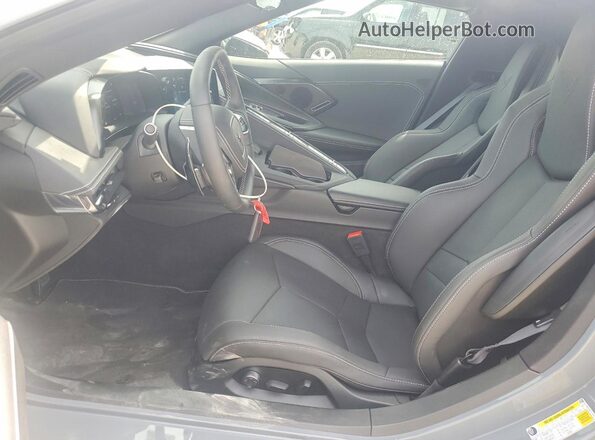1G1YB2D48S5100643 2025 CHEVROLET CORVETTE Gray Вид салону спереду