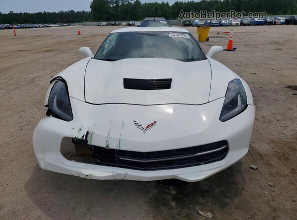 1G1YB2D74J5103239 2018 CHEVROLET CORVETTE White Widok z przodu