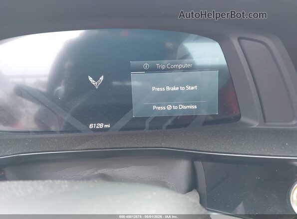 1G1YB3D46R5118431 2024 CHEVROLET CORVETTE Gray Հետևի նստատեղերի տեսք