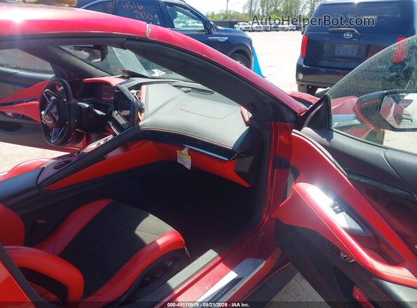 1G1YC2D43T5101133 2026 CHEVROLET CORVETTE Red Vista interior delantera