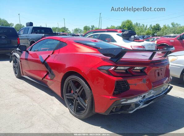 1G1YC2D43T5101133 2026 CHEVROLET CORVETTE Red Trasero izquierdo