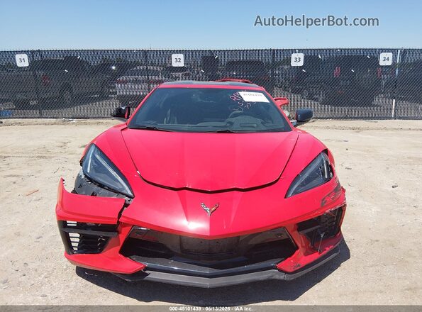 1G1YC2D48P5140192 2023 CHEVROLET CORVETTE Red ხელსაწყოთა პანელის ხედი