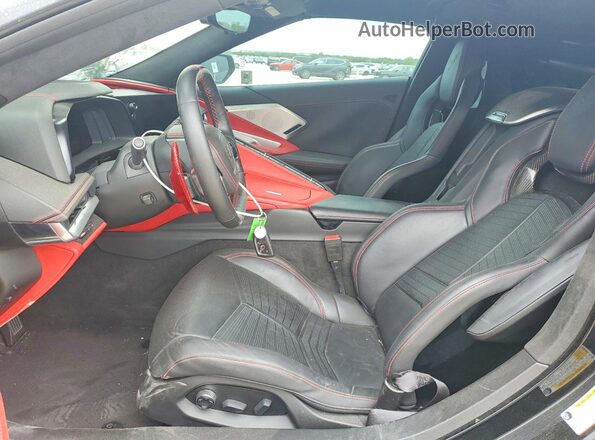 1G1YC2D49N5109062 2022 CHEVROLET CORVETTE Черный Вид салона спереди